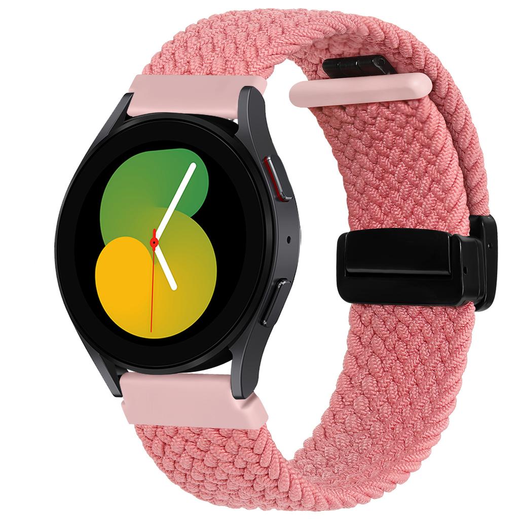 20 мм/22 мм ремешок для часов Samsung Galaxy watch 7 6 4 classic 5 pro active 2 Магнитный плетеный браслет Huawei watch GT 2 3 4 ремешок