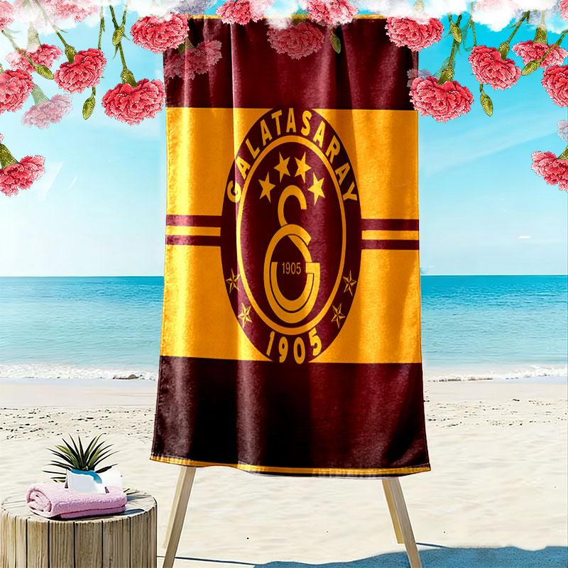 Пляжное полотенце с принтом Galatasaray Tribe, Большое мягкое быстросохнущее полотенце для пляжа, кемпинга, плавания