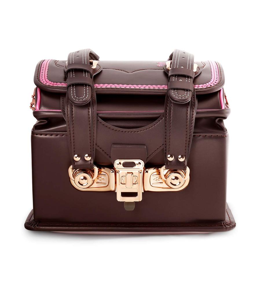 Coulomb Sakura Model Beautiful School Bag for Girls Elementary School Bag Luxurious Sakura Embroidery Shiny Pearl Fabric Durable Gift Packaging