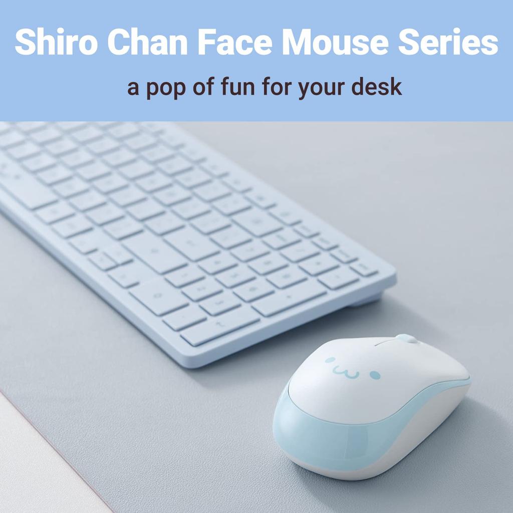 ELECOM Portable Mobile Mouse for Handed IR 1200 DPI Years Long Battery Silent Click 2.4G Wireless, Smiley-Face Right/Left Use, LED, 2.5 Life,