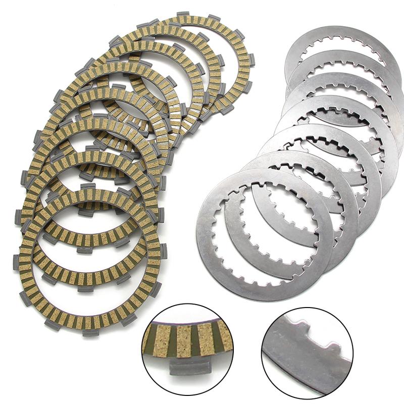Motorcycle Clutch Friction Disc Plate Kit For Honda CR125 RY/R1/R2/R3 R4/R5/R6/R7 CRF250R CR 125 22201-KRN-670/22201-KSC-670