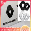 For Renault 2026 New Hub Caps Car Hood Front Grill Emblem Tail Trunk Logo Cover Decoration For Renault Loguna Duster Zoe Scenic
