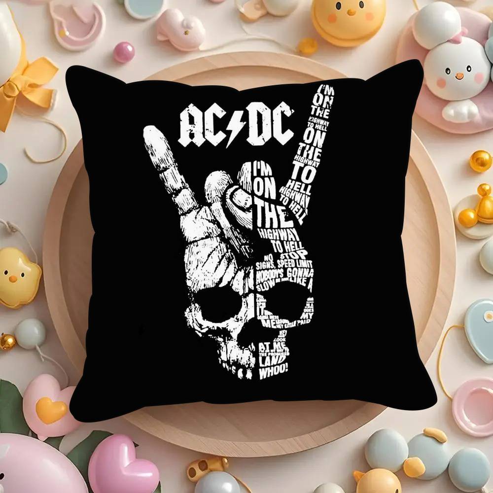 Горячие AC-DC Rock Band Наволочки чехлы для подушек гостиные диваны домашний декор подарки