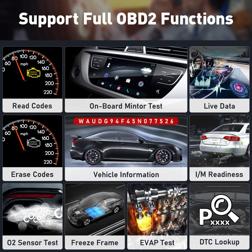 THINKCAR THINKDIAG 2 / KINGBOLEN Ediag Plus CAN FD Все системы 15 Сервисов Сброса Кодирование ЭБУ Сканер OBD2 Автомобильный Диагностический Инструмент