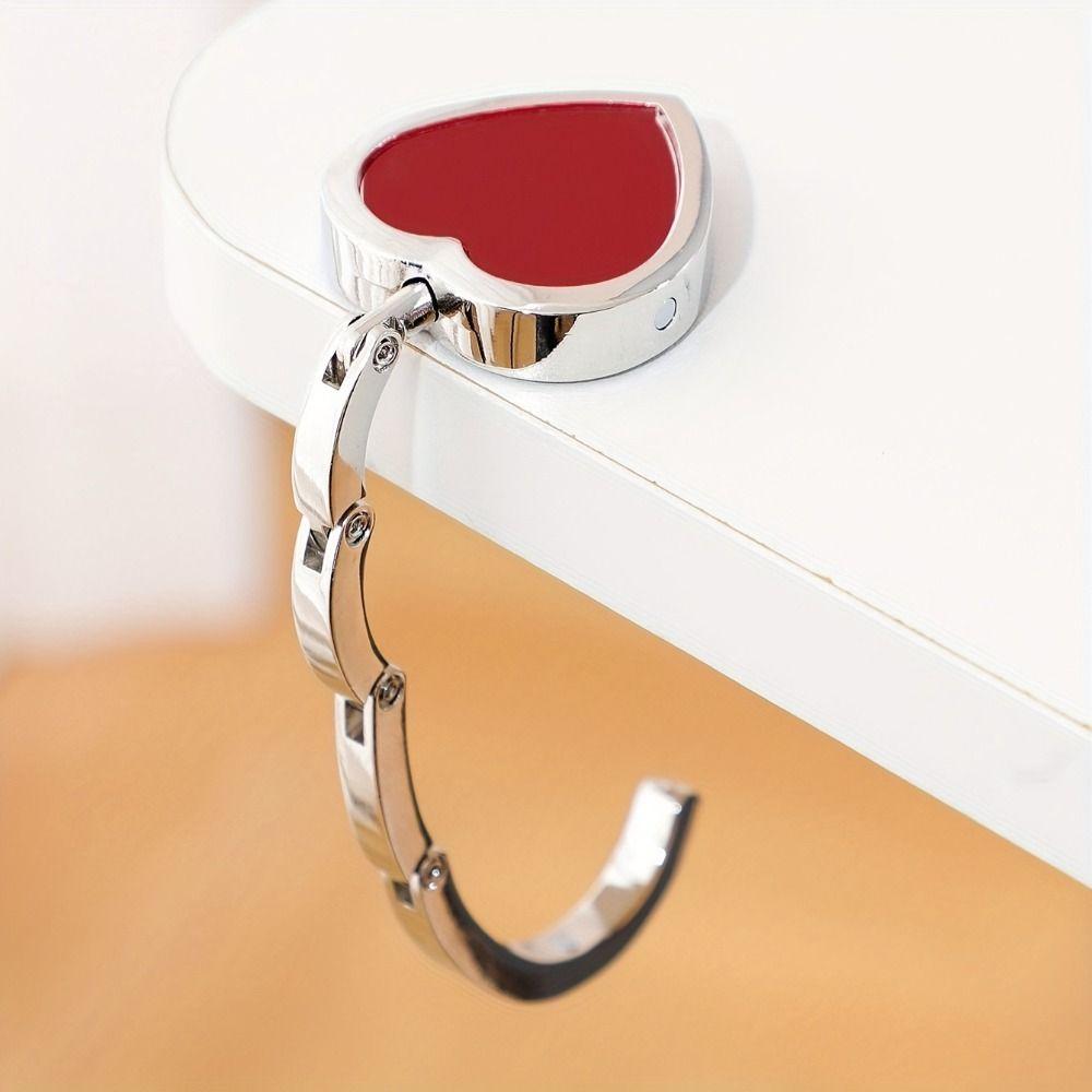 Metal Handbag Hanger Folding Bag Holder Bag Hanger Desktop Bag Hook For Desk