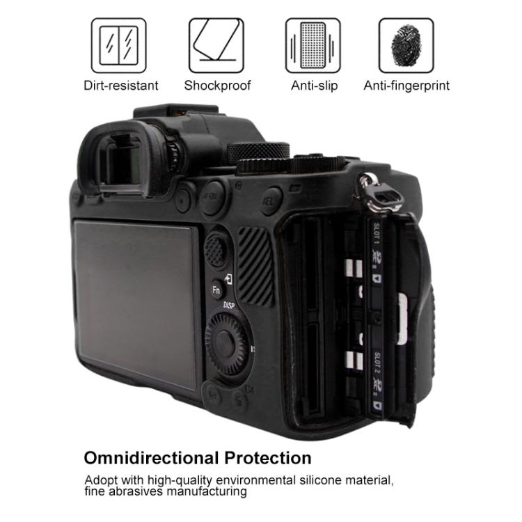 Мягкий силиконовый защитный чехол PULUZ для Sony ILCE-9M2 / Alpha 9 II / A92