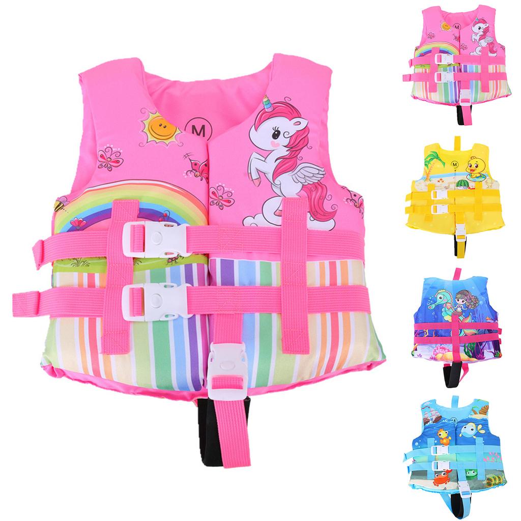 Toddlers Swim Vest  Boys Girls Kids Swim Life Jacket For Learn To Swim Water Play Swimming Pool Holiday Summer