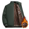 Мужская куртка-бомбер в стиле кэжуал для работы, свободного кроя, с длинными рукавами