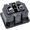 Oiyagai 10-Pack IEC 320 C13 Panel Mount Socket AC 250V 10A Power Inlet for PC UPS Power Supply Chassis