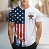 2025 New Fashion Innovative Math Formula Print Men's Short Sleeve Summer Fresh Sports Gym T-Shirt Loose Round Neck Top