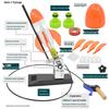 Набор для водяной ракеты: Материалы для научного эксперимента с соплом, парашютом, пусковой установкой и хвостовиком