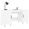 VidaXL White Desk 140x50x75 Cm Engineered Wood 829540