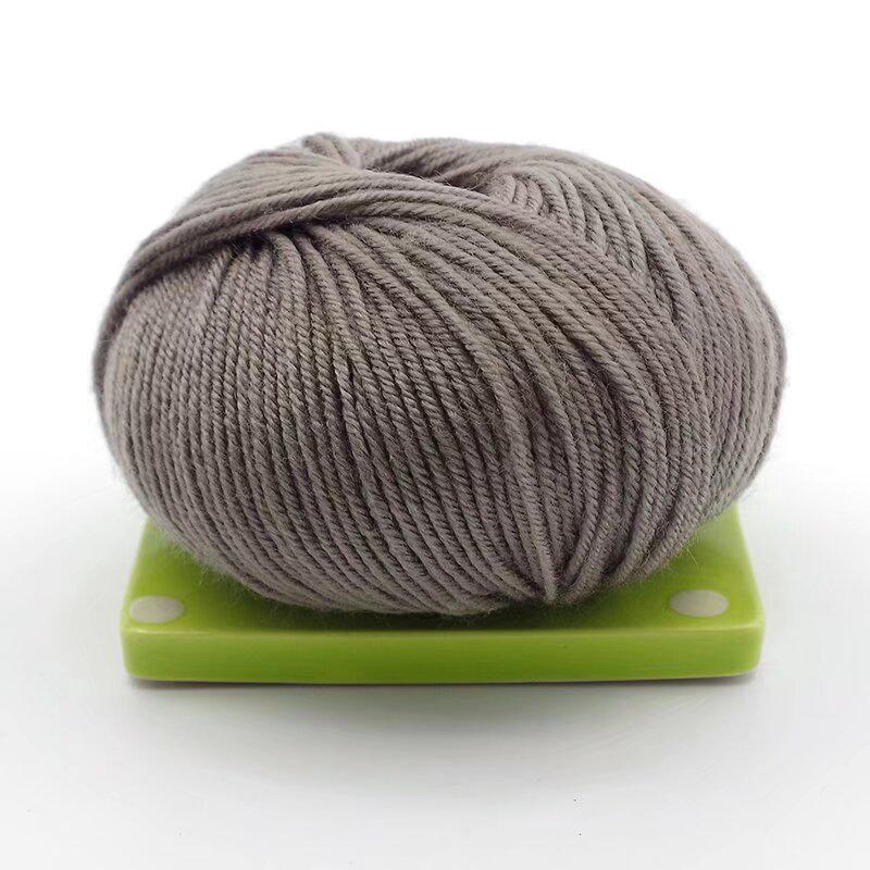 Клубок акриловой пряжи для вязания свитеров, крючков, обуви, тапочек, изделий ручной работы.