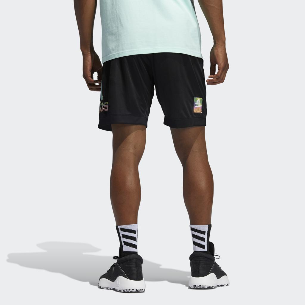 adidas Повседневные баскетбольные шорты мужские черные GH6723