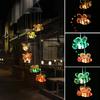 Color-changing Outdoor Pendant Solar Powered Bell Bee Lamp Wind Chime LED Light