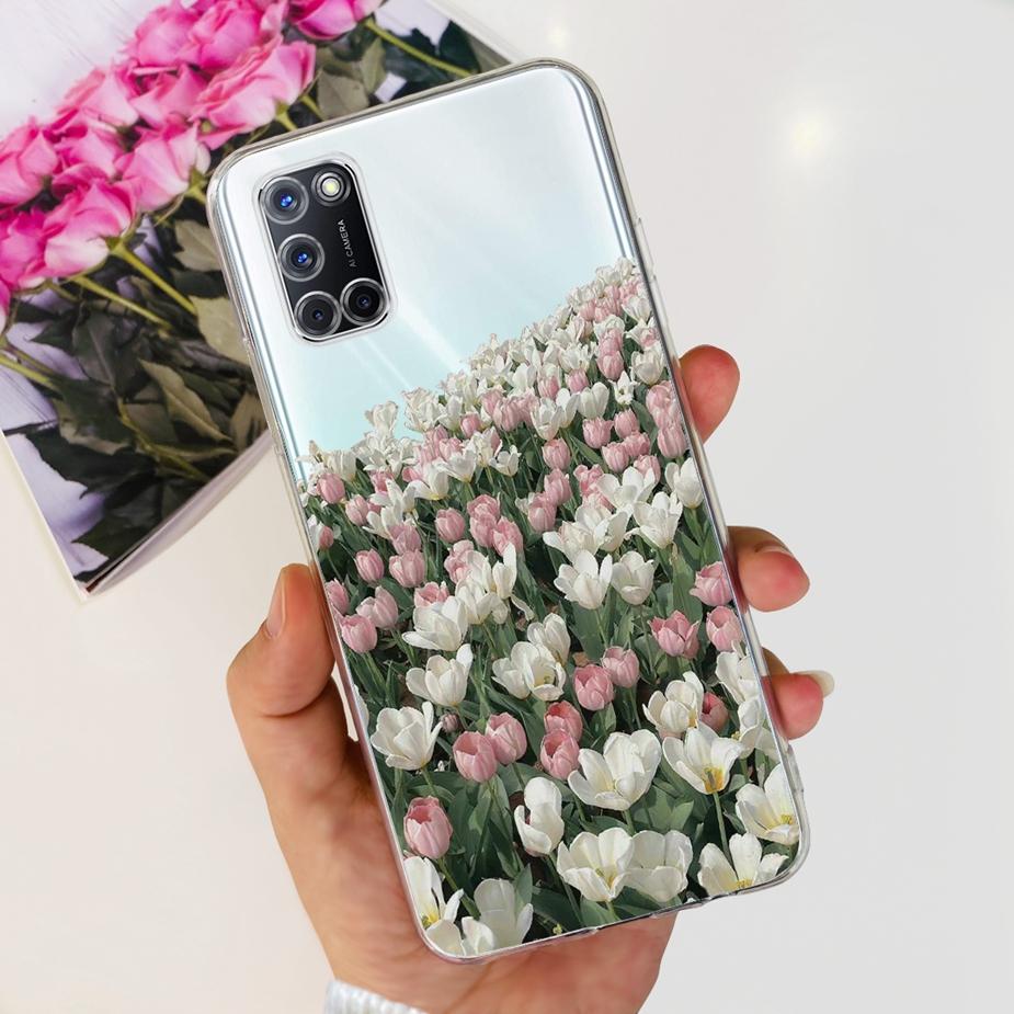 For Oppo A52 A72 A92 Case Cute Fashion Painted Cover Soft Silicone Phone Case For Oppo A92 A 52 72 OppoA52 OppoA72 Fundas Bumper