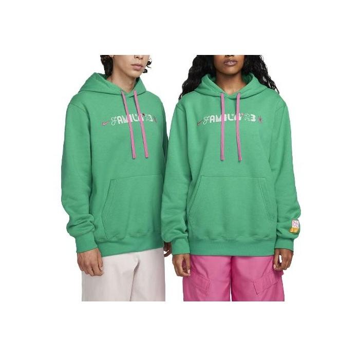 Nike Спортивная одежда Club Fleece Familia Letter Print Hoodie Unisex hoodies Green FQ7321-324