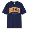 Brooklyn New York Hip Hop Funny Printing Male Tshirt Summer Loose 100% Cotton T Shirt Breathable Shoulder Drop Tee Clothes