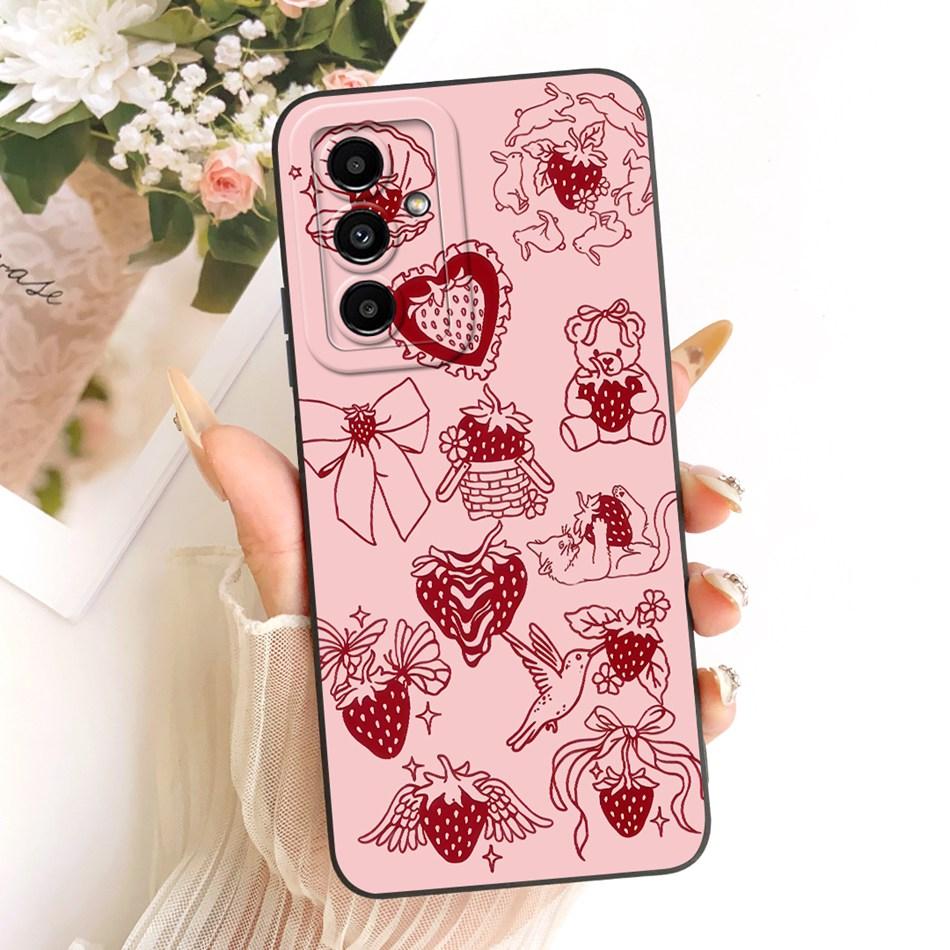 Для Samsung Galaxy A05s A05 Милый Кот Цветок Мультяшный Чехол для Телефона Для Samsung A05 A 05 05S A05S Ударопрочный Мягкий Силиконовый Чехол