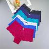 Stylish Lace Boxers for Women Sexy Panties Transparent Floral Underwear Female Low Rise Intimates Lingerie 6PCS/set