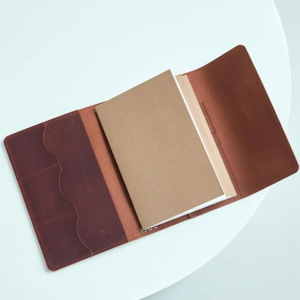 Refillable Notebook Organizer A5 Book Protective Cover Vintage Notebook Cover For Hobby