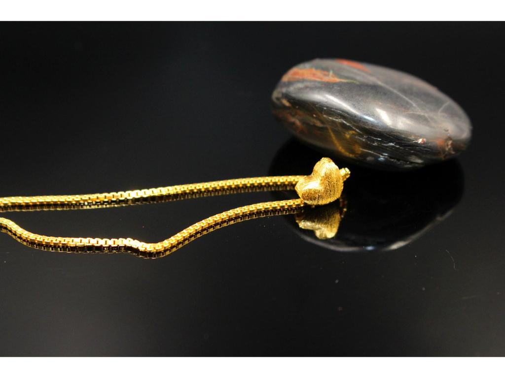 Стильное европейское полое сердце золотое ожерелье с вьетнамским песочным золотом - долговечные женские украшения