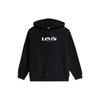 Levis Letter Print Loose Casual Hoodie Men Hoodies Black 38479-0039