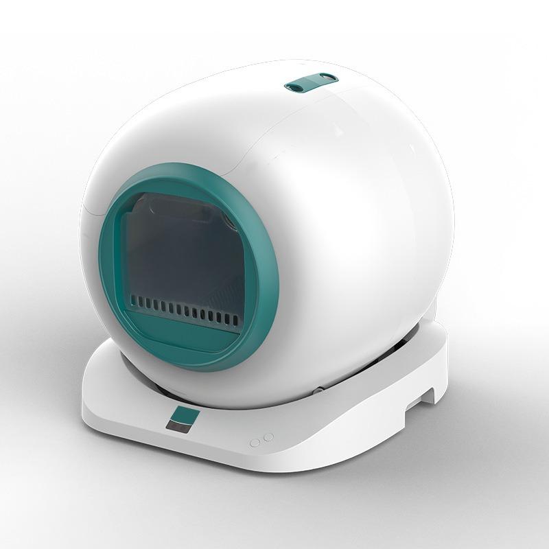Автоматический лоток-туалет для кошек 65 л, самоочищающийся, большой, для крупных кошек, с приложением, умный, закрытый, двойная дезодорация, товары для домашних животных