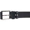 Добротный мужской кожаный ремень GRANDE PELLE Leather Belt 21466 Черный