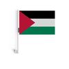 Drapeau - Palestine - 10 Pièces - 14 X 21 Cm - Polyester - Mât En Plastique