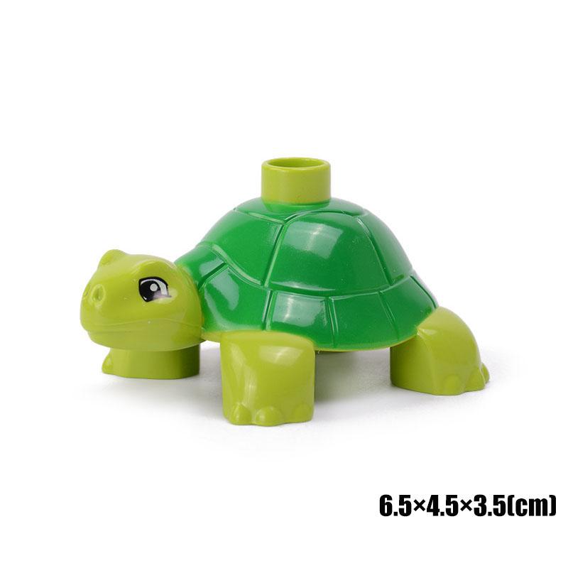Big Size Building Blocks Animal Accessorie Compatible Duplo Rabbit Fish Bear Chicken Pig Duck Dog Cat Horse Cow Sheep Toys Gifts
