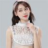 Women Lace Stand Fake Collar Ladies Detachable Choker Necklace Shirt Fake False Collar Blouse Sweatshirt Vest Clothes Accessory