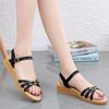 Женские сандалии летние базовые вещи для улицы нарядные повседневные туфли с открытым носком римские сандалии большого размера для девочек белые сандалии