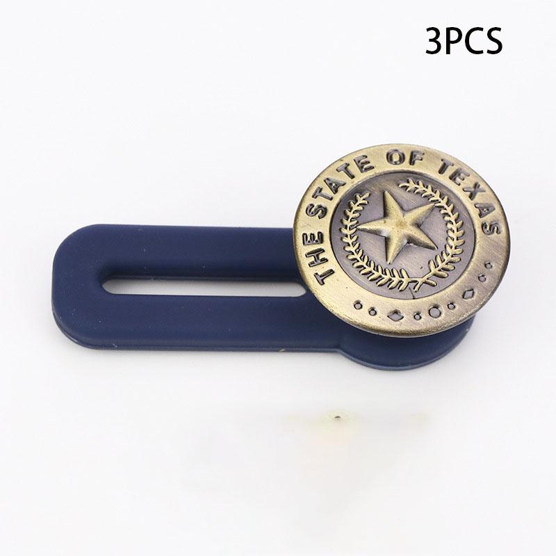 Пуговица для брюк - Без гвоздей, Съемная, Универсальная пуговица, Пуговица-удлинитель для джинсов, Регулируемая эластичная пуговица