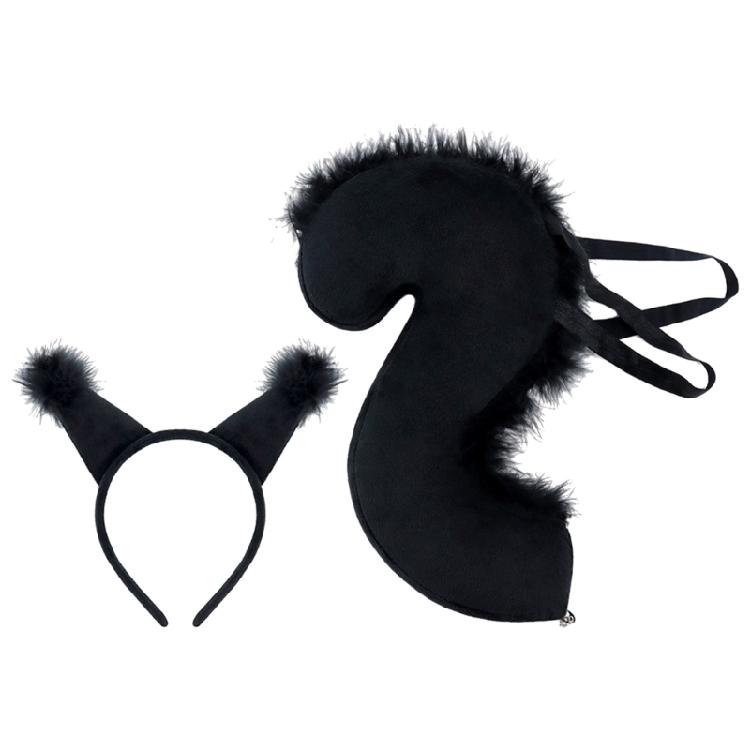 Набор костюма животного белки, Набор ушей и хвоста белки, Набор маскарадного костюма животного для вечеринки по случаю дня рождения, Хэллоуина, реквизит для косплея