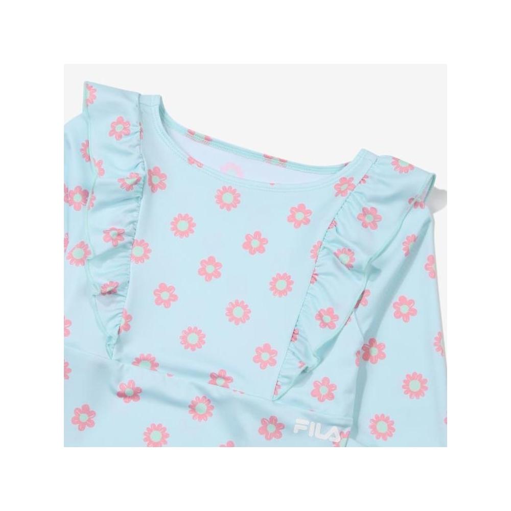 [fila Kids] Flower Rash Guard Setup  Fk2swf2a16f Pmi  q0zFk2swf2a16fPmi