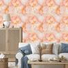 Cream and peach ink wallpaper for living room and bedroom 50x1000