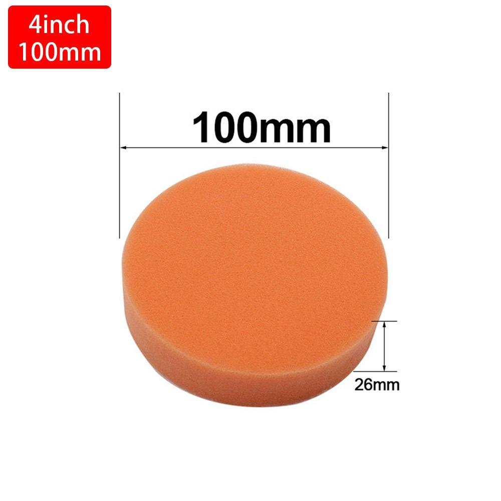 1Pcs Sponge Buffing Foam Sponge Polishing Pad Power Tools Accessories Polisher Drill Wheel Adapter Car Polishing Disc 3-7inch