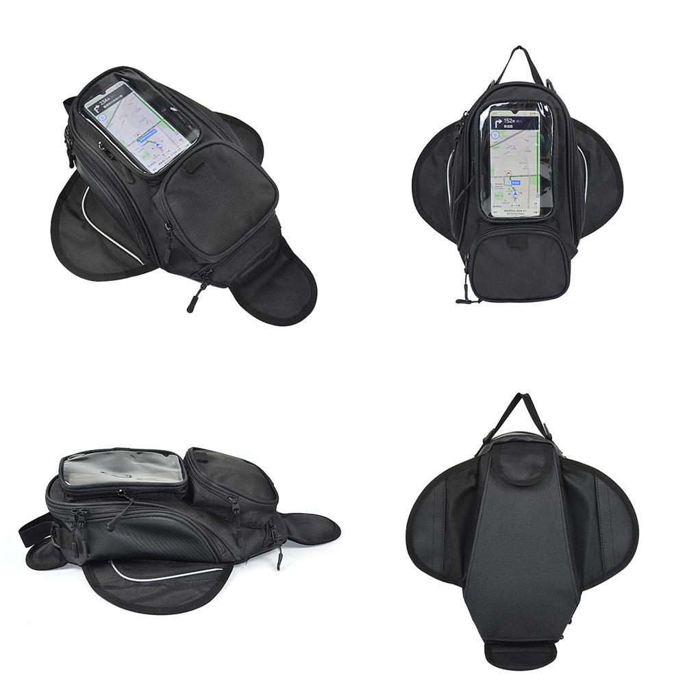 Magnetic Motorcycle Tanks Bag Waterproof 6.5 Inch Touchscreen Phone Pouch Universal Motorcycle