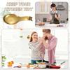 uxcell Spoon Rest Holder 10.6 x 3.7 inch 301 Stainless Steel Kitchen Utensil Rack Heat-Resistant Stovetop Drip Catcher Gold Finish