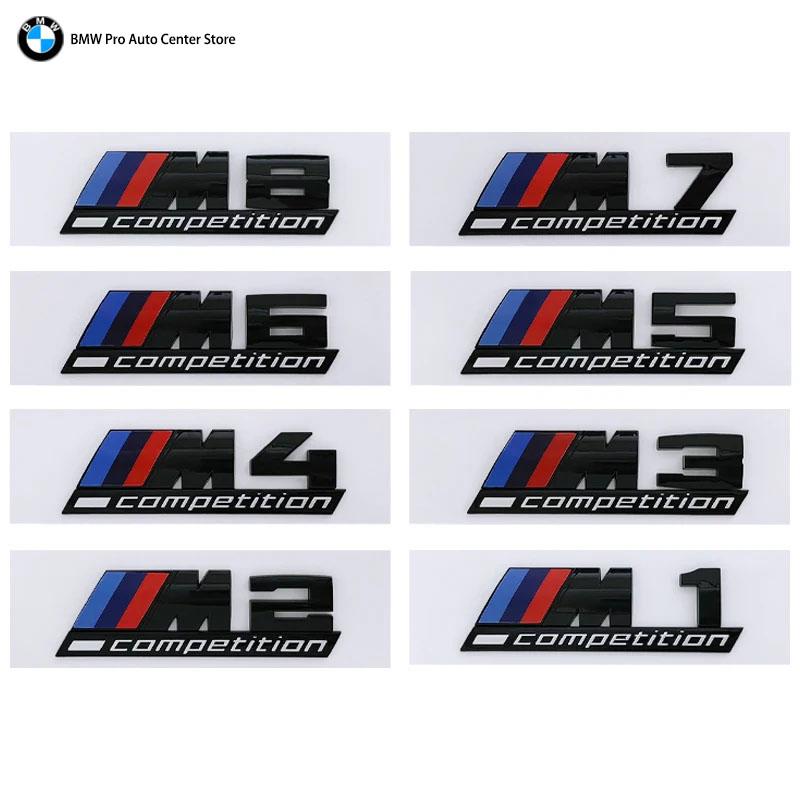 3D ABS Черный Логотип M1 M2 M3 M4 M5 M6 M7 M8 Эмблема Competition Наклейка на Задний Багажник Автомобиля Для BMW M1 M2 M3 M4 M5 M6 M7 M8 Аксессуары