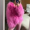TrendHub Faux Fur Coat and Jackets Women Casual Warm Round Neck Fluffy Fur Coats Female