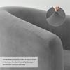 Velvet Tub Cover Chair Elastic Single Sofa Slipcover Living Room Washable Club Armchair Cover 1 Seater Furniture Protector Home