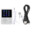 Thin Lightweight Portable Color Screen HiFi MP3 MP4 Music Player USB2.0 Cross Button White