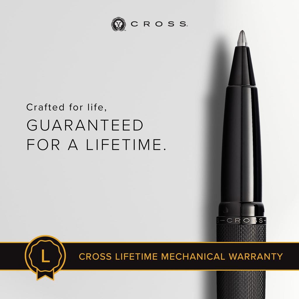 Cross ATX Brushed Finish Brushed Black Select Tip Rollerball N885-41