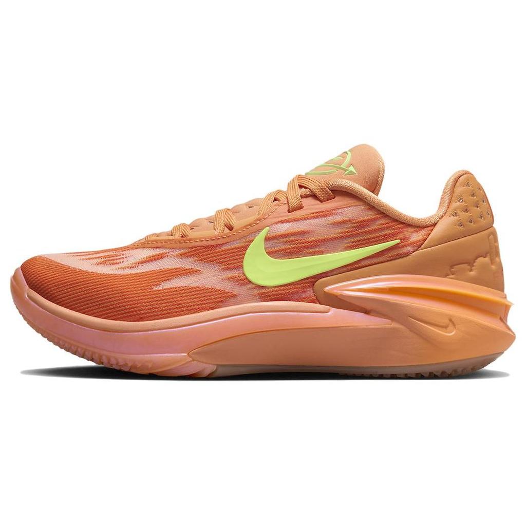 Nike Эйр Зум GT. Кроссовки для баскетбола женские, нескользящие, низкие, 'Arike Ogunbowale', оранжевые FQ8704-800