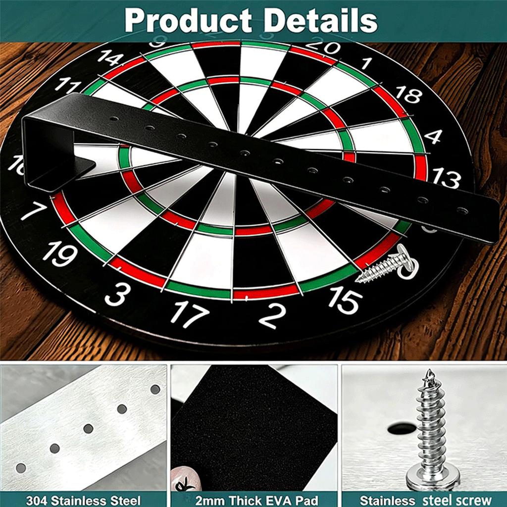 Over the Door Dartboard Hanger, Portable Dartboard Mounting Kit for Hanging Dartboards