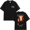 Rapper Tayc ROOM 96 Album Tour 2025 Product T-shirt Men's and Women's Retro Fashion Summer Print 100% Pure Cotton T-shirt