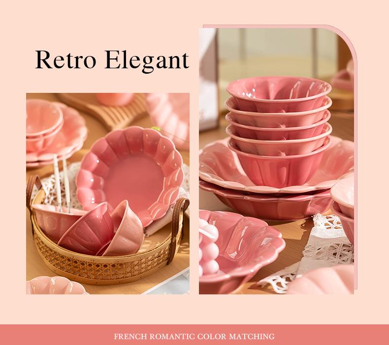 Роскошный набор посуды 2024: Элегантный набор из миски и тарелки - Идеальный подарок на новоселье