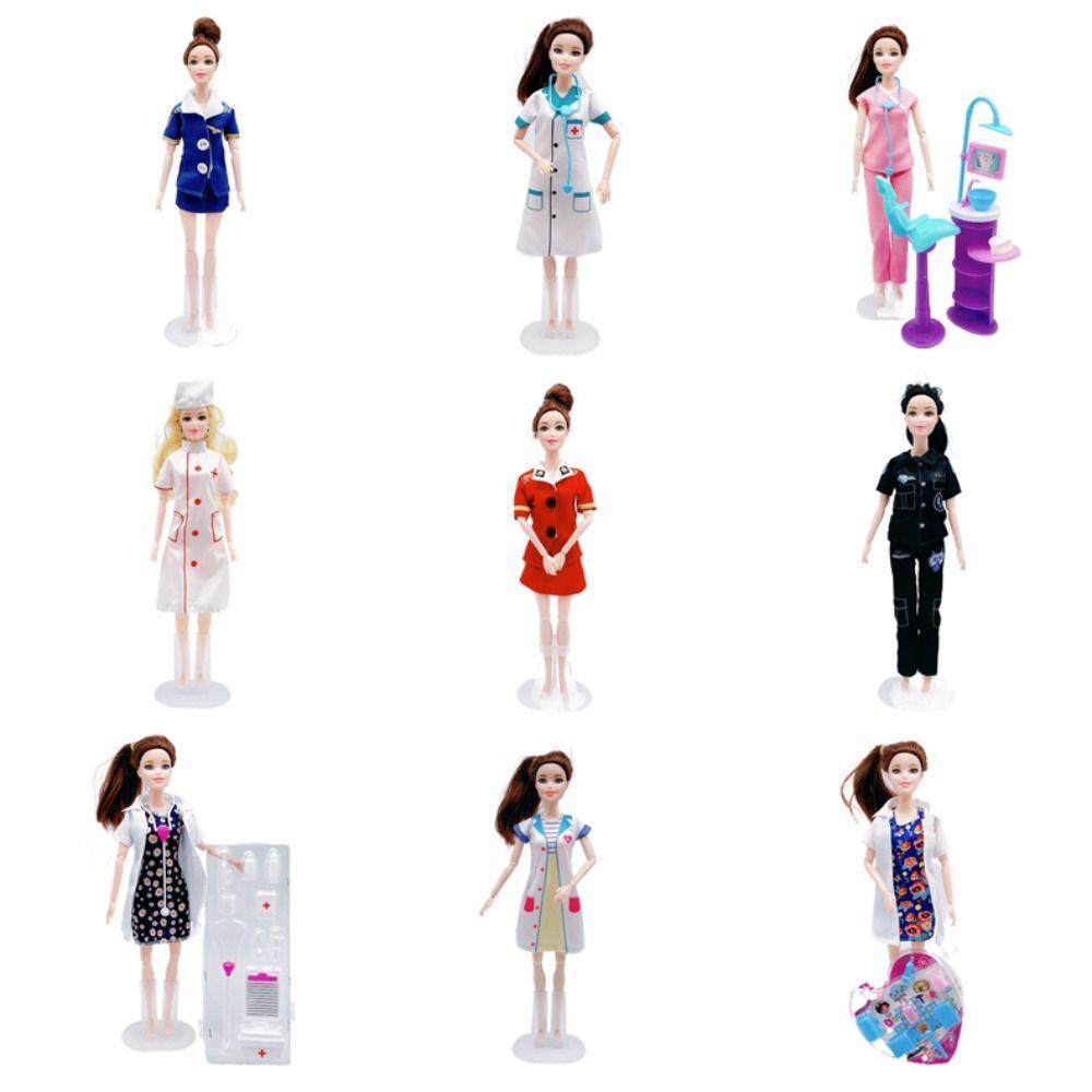 1 Набор Костюм для Кук Косплей Сцена Доктор/Медсестра Одежда для Кукол BJD Платье для Кук Детские Игрушки